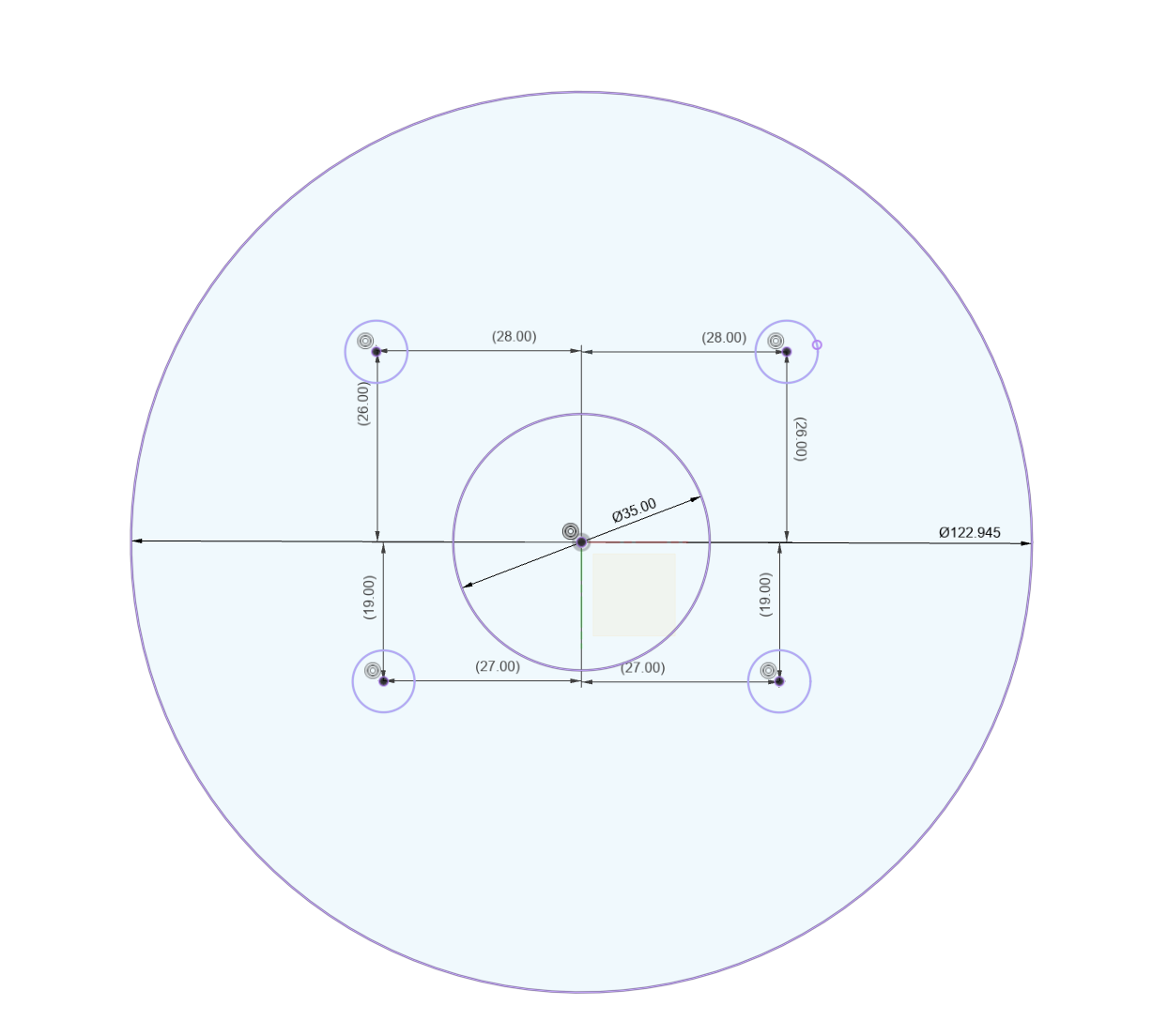 Makita Trim Router Screw-Hole Pattern